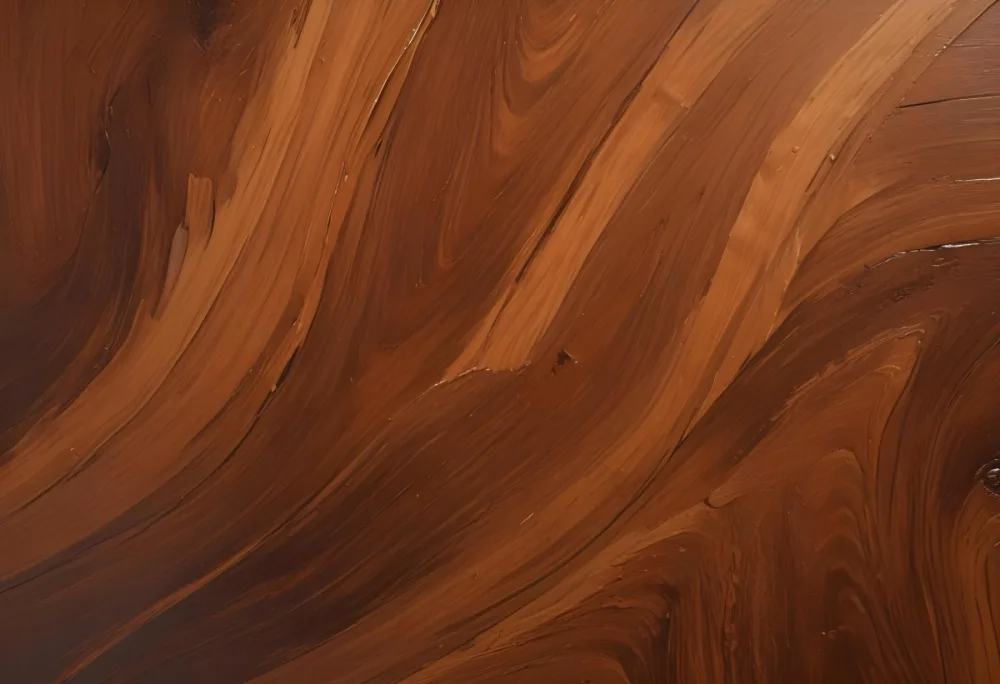 Oil Painting A Close Up View Of A Wooden Surface With A Rich Brown Color Featuring Fine Grain Patterns And A Smooth Texture The Wood Appears Polished And Uniform With Subtle Variations In Shade Creative Extremely D 4 9218
