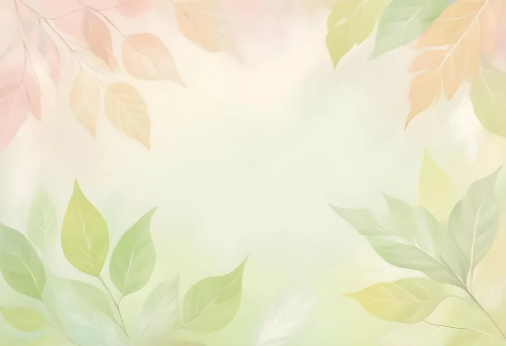 Oil Painting Abstract Background With A Soft Pastel Color Palette Featuring Faded Leaf Patterns In The Corners Creating A Gentle And Airy Feel Creative Extremely Detailed Brush Stroke 37 8838