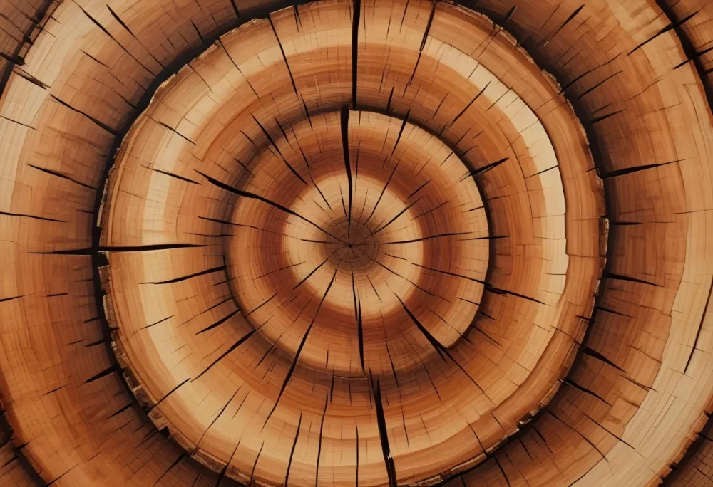 Oil Painting Close Up Of A Cross Section Of A Tree Trunk Showcasing Concentric Growth Rings In Various Shades Of Brown With Visible Patterns And Grain Patterns Creative Extremely Detailed Brush Stroke 14 B105