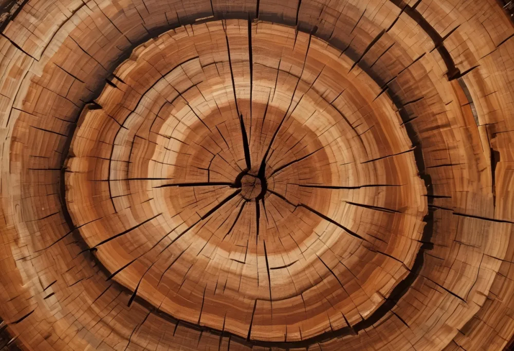 Oil Painting Close Up Of A Cross Section Of A Tree Trunk Showcasing Concentric Growth Rings In Various Shades Of Brown With Visible Patterns And Grain Patterns Creative Extremely Detailed Brush Stroke 16 254c