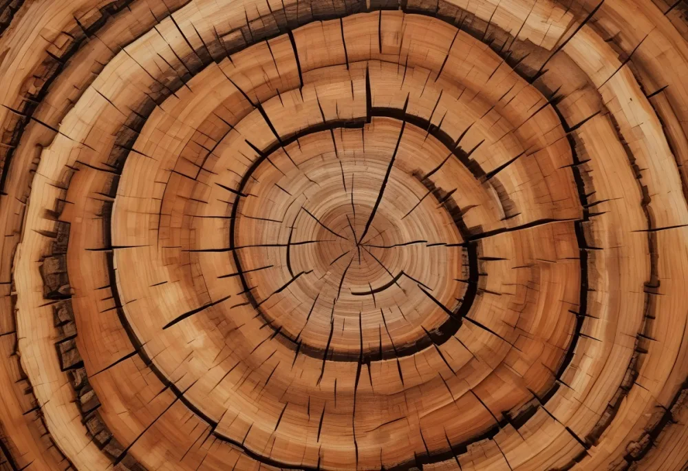 Oil Painting Close Up Of A Cross Section Of A Tree Trunk Showcasing Concentric Growth Rings In Various Shades Of Brown With Visible Patterns And Grain Patterns Creative Extremely Detailed Brush Stroke 7 D4a4