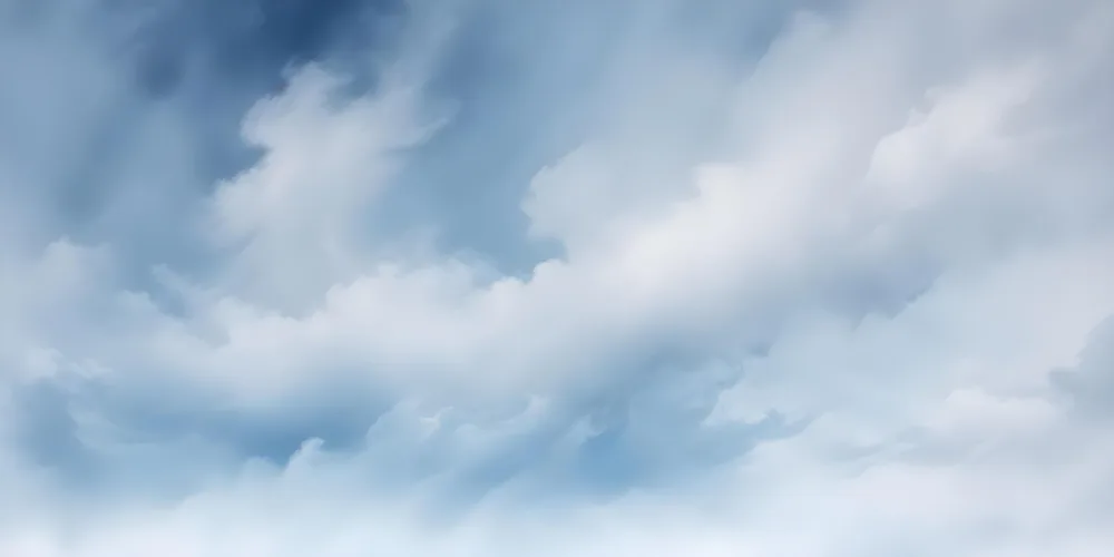 Oil Painting Cloudy Blue Sky With Wispy White Clouds Creative Extremely Detailed Brush Stroke 15 2526
