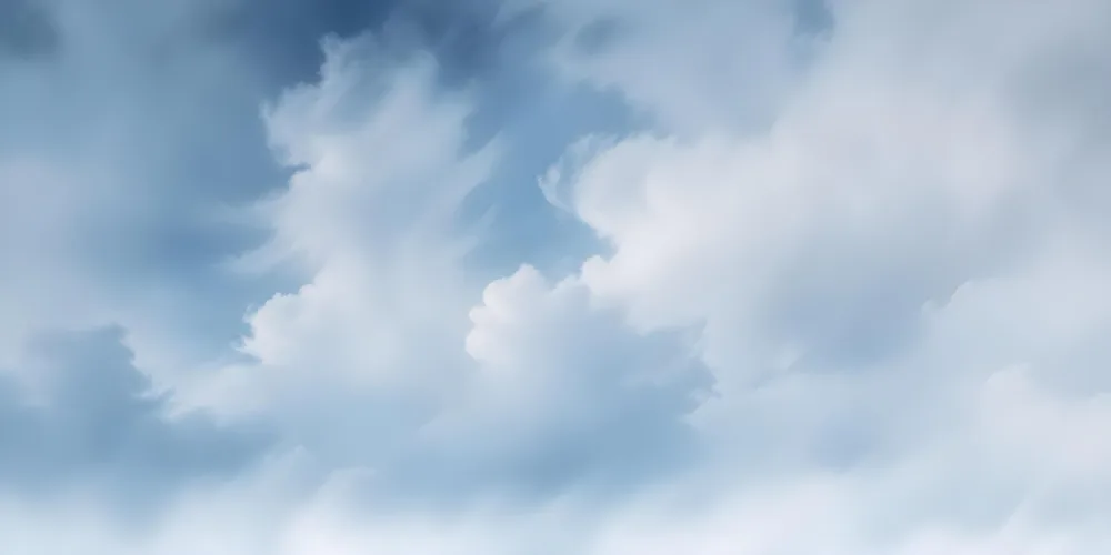 Oil Painting Cloudy Blue Sky With Wispy White Clouds Creative Extremely Detailed Brush Stroke 4 56c7