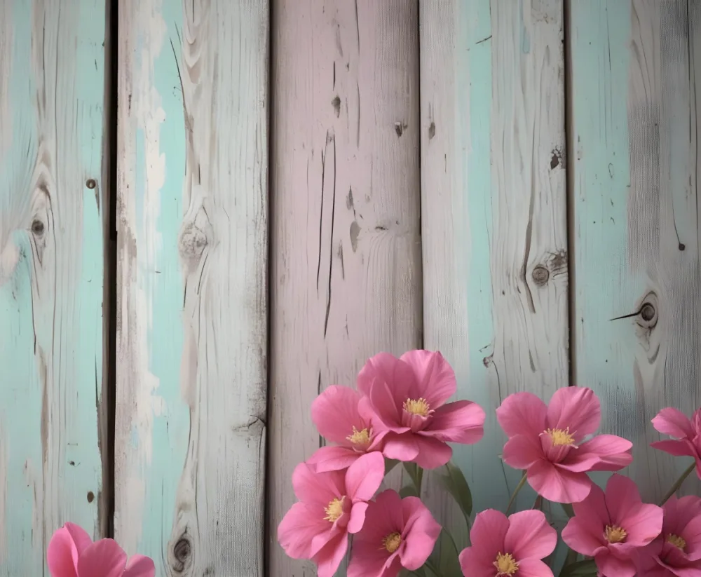 Oil Painting Pink Flowers