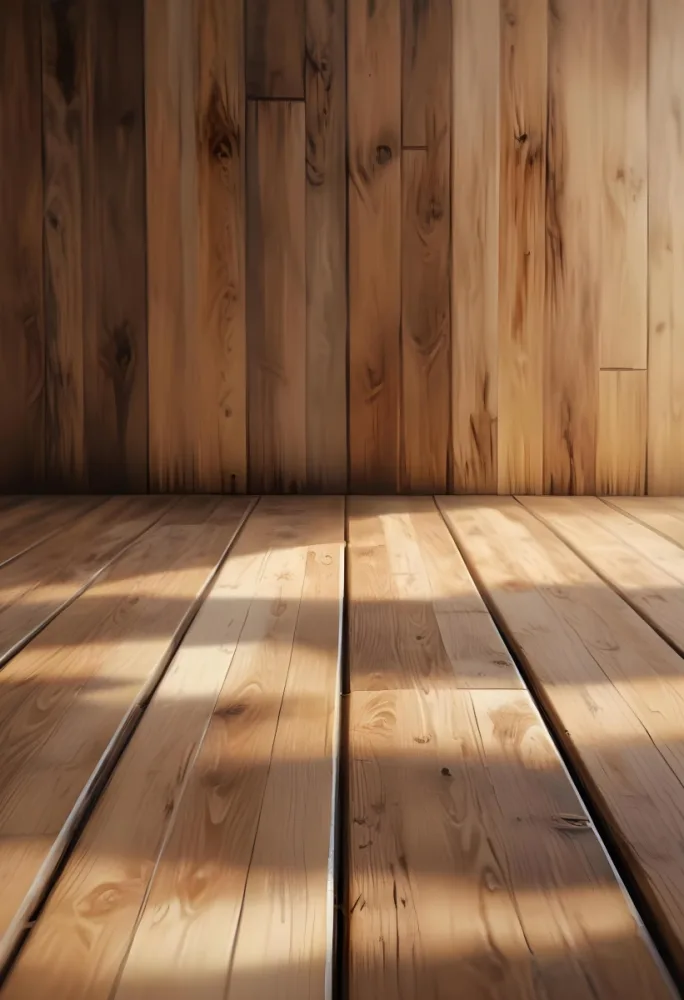 Oil Painting Wooden Floor With A Wooden Wall Background And Natural Lighting Creative Extremely Detailed Brush Stroke 2 F8ff