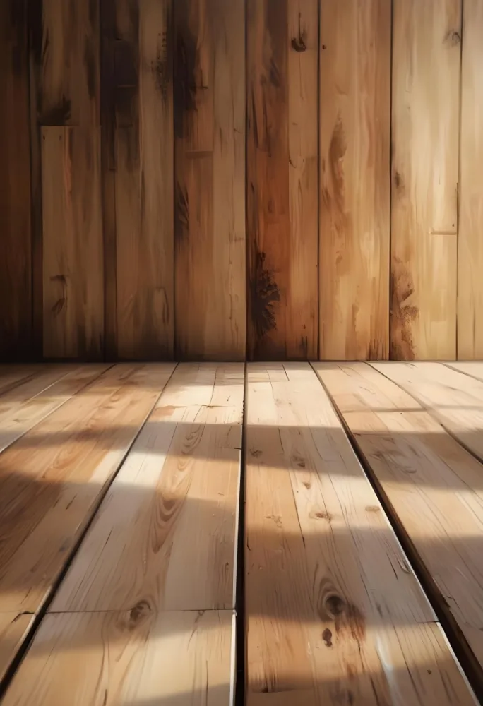 Oil Painting Wooden Floor With A Wooden Wall Background And Natural Lighting Creative Extremely Detailed Brush Stroke 8 4288