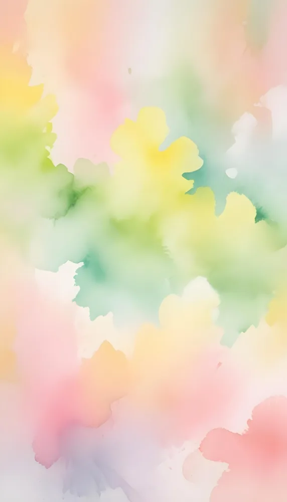 Pastel Watercolor Background With Yellow Pink And Green Hues Blending Together In A Soft Dreamy Texture Creating A Gentle And Calming Effect 16 3c1b