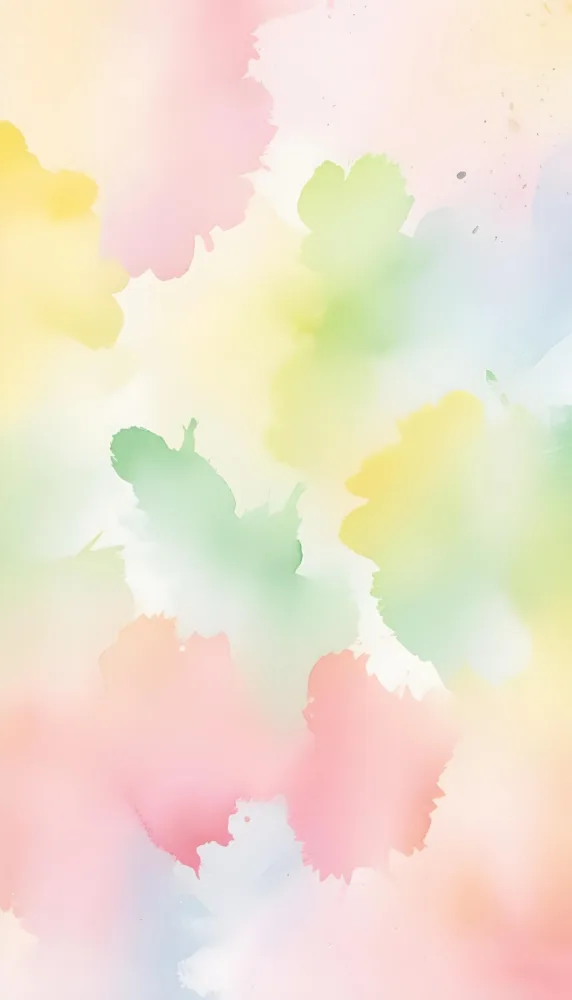 Pastel Watercolor Background With Yellow Pink And Green Hues Blending Together In A Soft Dreamy Texture Creating A Gentle And Calming Effect 20 7756
