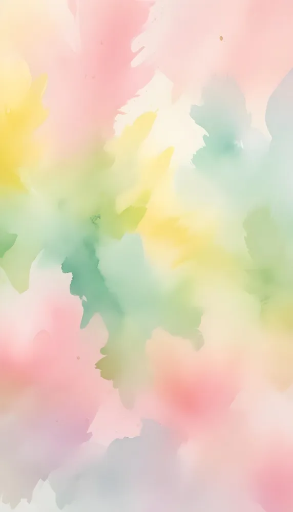 Pastel Watercolor Background With Yellow Pink And Green Hues Blending Together In A Soft Dreamy Texture Creating A Gentle And Calming Effect 5 4f71