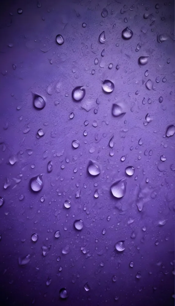 Pixel Art Close Up Of Water Droplets On A Purple Surface Varying In Shape Creating A Textured Appearance 8bits 26 D981
