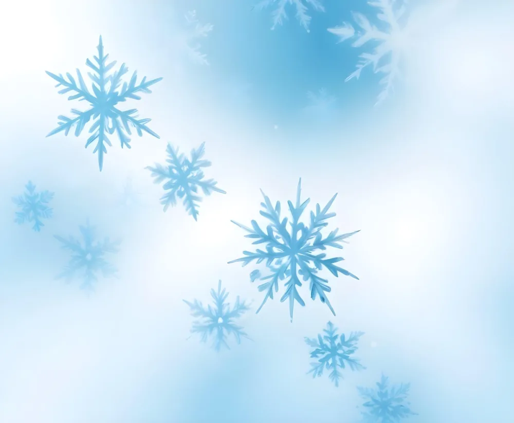 Soft Blue And White Abstract Background With Blurred Snowflake Shapes 55 62cb