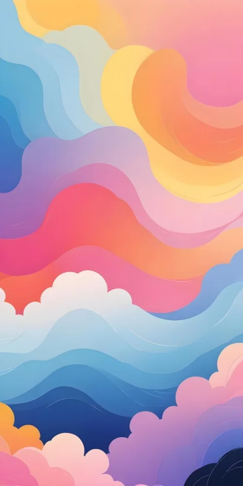 Soft Gradient Background Featuring A Blend Of Blue Pink And Orange Hues 256 17dc