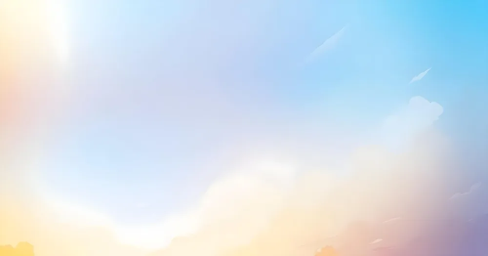Soft Gradient Background With Blue Sky Transitioning To A Warm Yellow Horizon 50 0da8