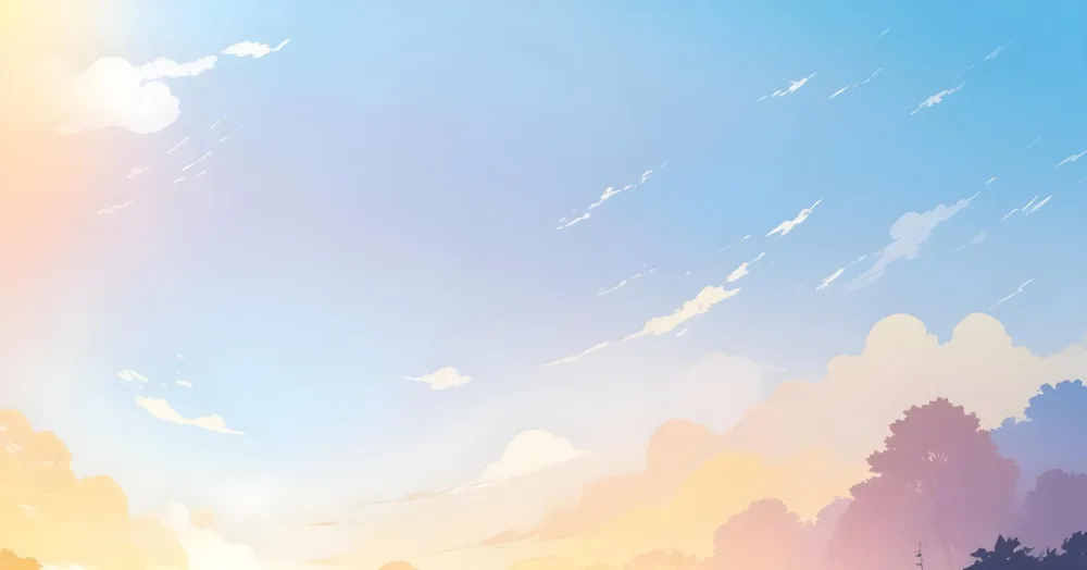 Soft Gradient Background With Blue Sky Transitioning To A Warm Yellow Horizon 51 1d76
