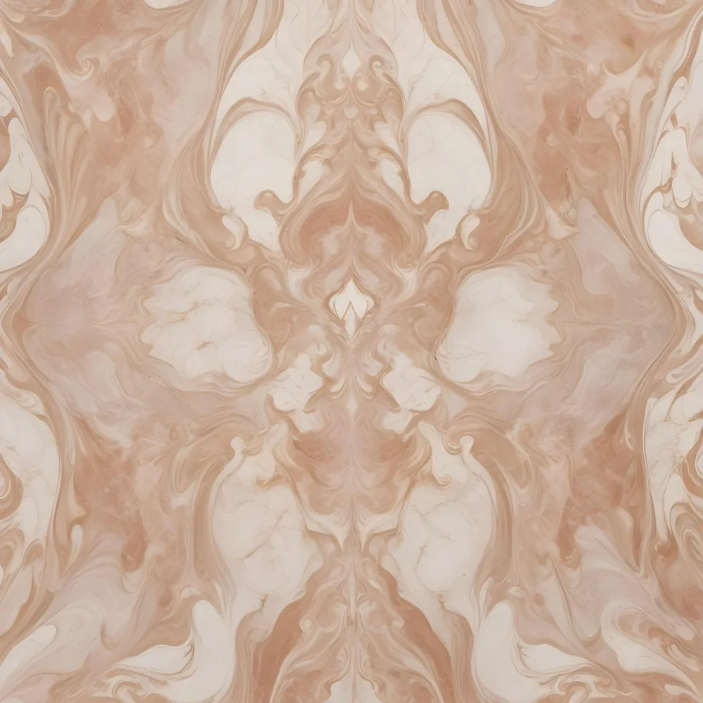 Surreal And Dreamlike Beige And White Marble Textured Surface With A Symmetrical Pattern Saturated Pastel Dreamy Atmosphere Liquid Psychedelic 14 501c