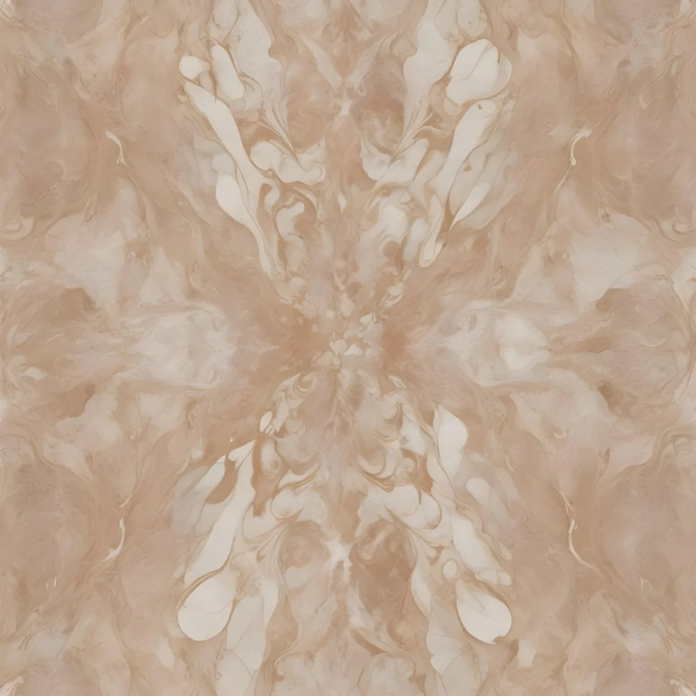 Surreal And Dreamlike Beige And White Marble Textured Surface With A Symmetrical Pattern Saturated Pastel Dreamy Atmosphere Liquid Psychedelic 4 C4df