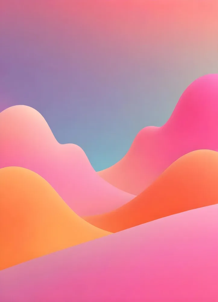 Vibrant Gradient Background Transitioning From Pink To Orange 98 7ff0