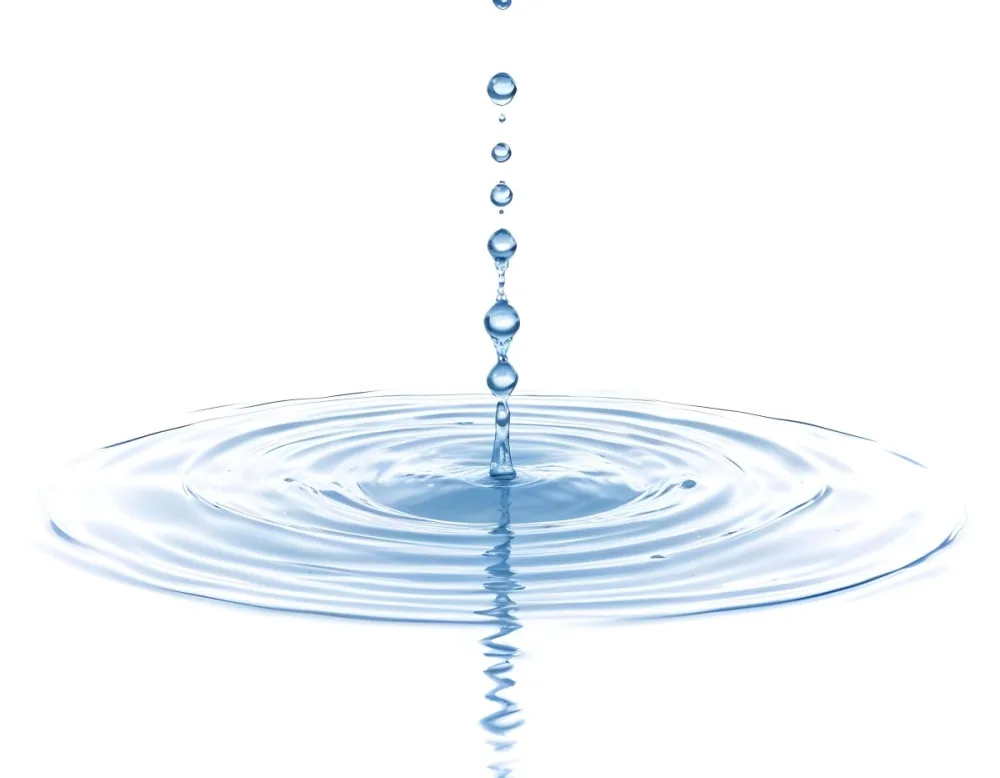 Water Drops Falling Into A Pool Of Water Creating Ripples Isolated On A White Background Clean And Minimalist High Resolution 10 D8fb