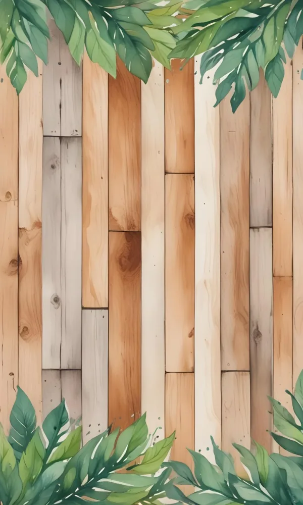 Watercolor Painting Wooden Planks With A Natural W 42 6bb6