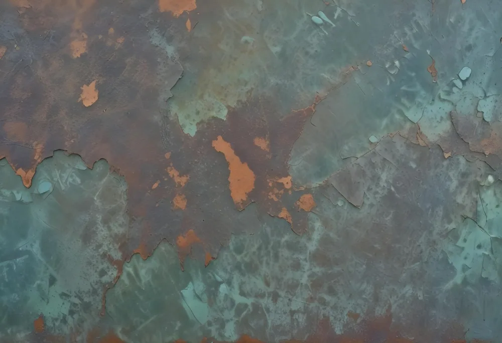 Weathered Copper Surface With A Green Patina Showing An Aged Textured And Mottled Appearance 21 8b6b