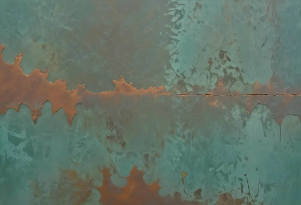 Weathered Copper Surface With A Green Patina Showing An Aged Textured And Mottled Appearance 3 70f2