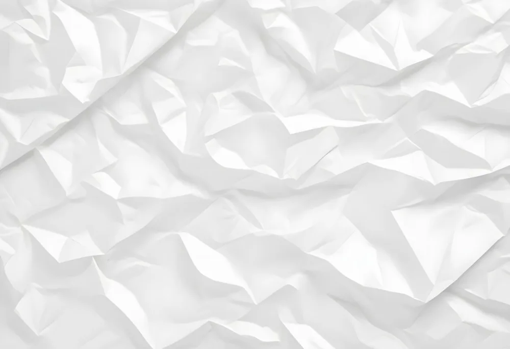 White Crumpled Paper Texture With Visible Folds And Creases Creating A Textured Background 10 9675