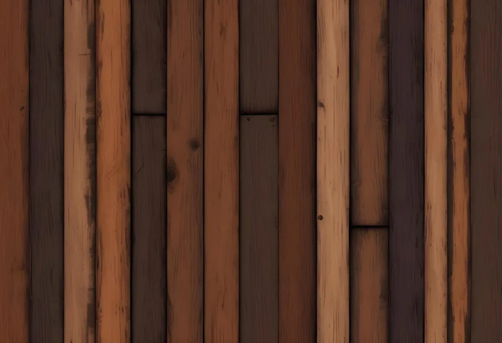 Wooden Planks With A Dark Brown Weathered Texture 10 098b