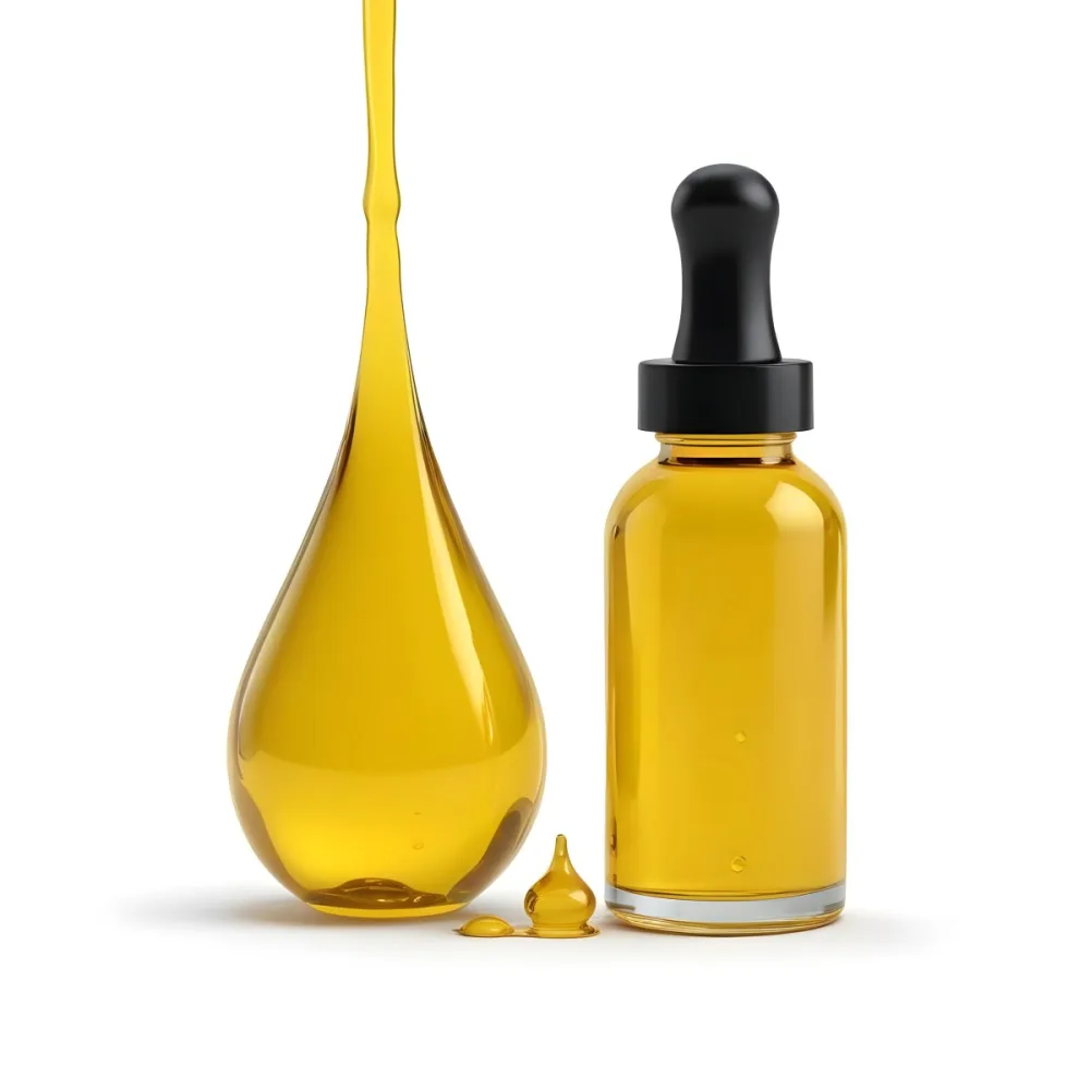 3d Model A Bottle Of Oil With A Dropper And A Drop Of Oil On A White Background Figure Octane Render Volumetric Highly Detailed Videogame Aesthetic 4 A066