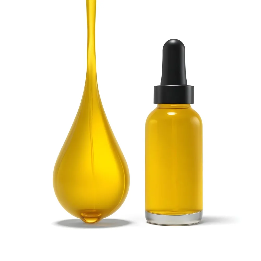 3d Model A Bottle Of Oil With A Dropper And A Drop Of Oil On A White Background Figure Octane Render Volumetric Highly Detailed Videogame Aesthetic 7 88a2