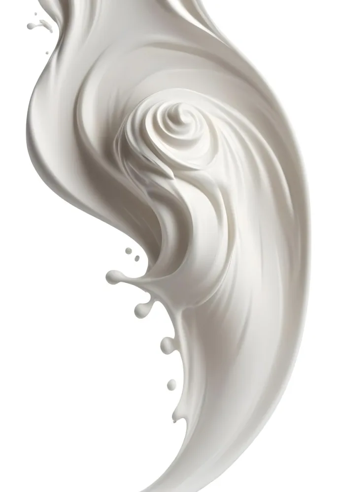 3d Model A Close Up View Of A White Cream Or Lotion Product With A Smooth Swirling Texture In Daylight With A Wooden Background Figure Octane Render Volumetric Highly Detailed Videogame Aesthetic 1 F4ed