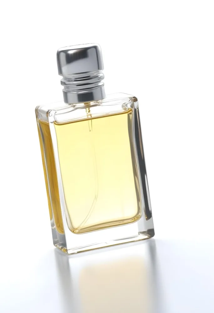 3d Model A Perfume Bottle With A Silver Cap And Yellow Liquid Inside Isolated On A White Background Figure Octane Render Volumetric Highly Detailed Videogame Aesthetic 17 9b42