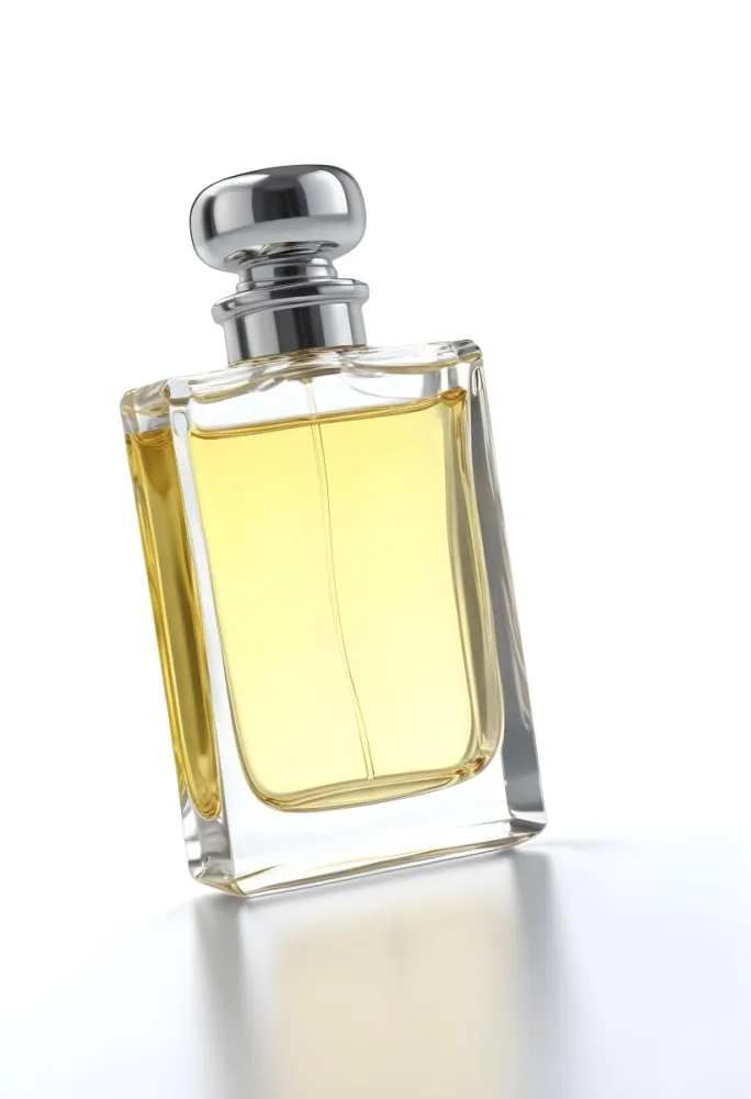 3d Model A Perfume Bottle With A Silver Cap And Yellow Liquid Inside Isolated On A White Background Figure Octane Render Volumetric Highly Detailed Videogame Aesthetic 26 212d 96d1