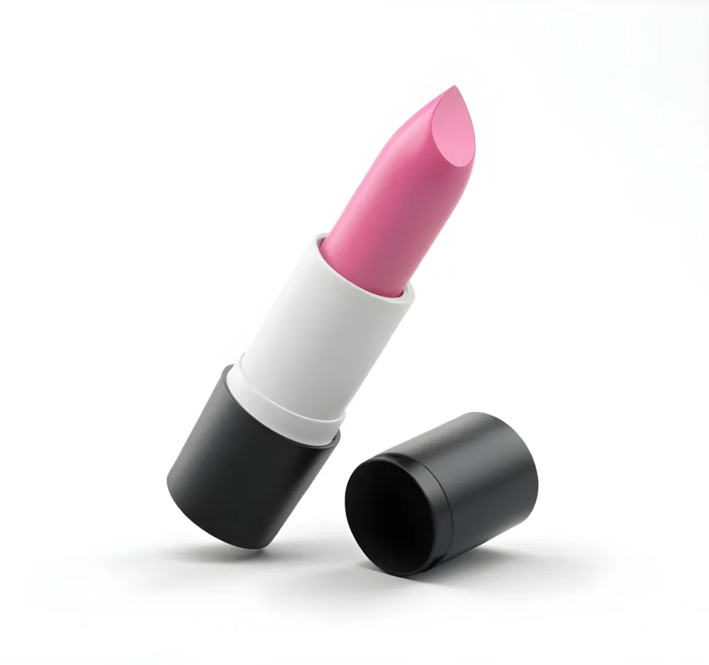 3d Model A Pink Lipstick With A White Tube And A White Cap On A White Background Figure Octane Render Volumetric Highly Detailed Videogame Aesthetic 17 1d67 D68f