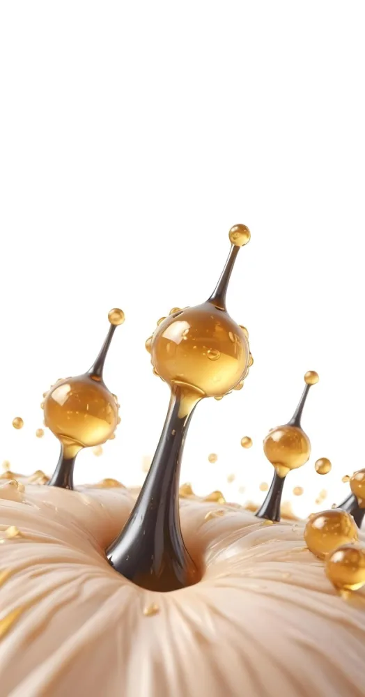 3d Model Hair Follicles With Oil Drops On A White Background Close Up View Of Hair And Scalp Hair Care Concept Hair Treatment Hair Health Figure Octane Render Volumetric Highly Detailed Videogame Aesthetic 13 Efcd