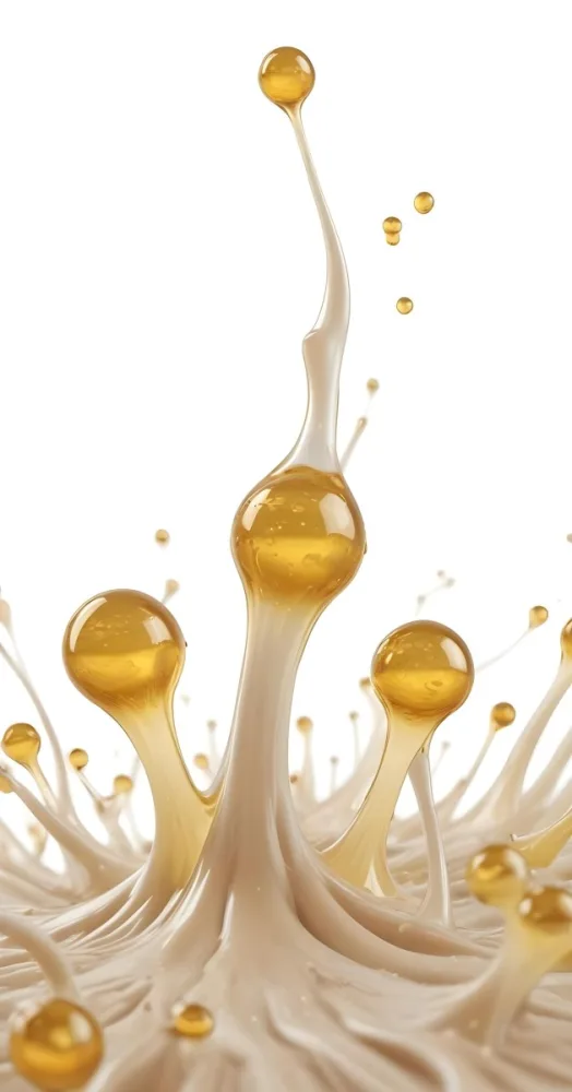 3d Model Hair Follicles With Oil Drops On A White Background Close Up View Of Hair And Scalp Hair Care Concept Hair Treatment Hair Health Figure Octane Render Volumetric Highly Detailed Videogame Aesthetic 18 E3c2