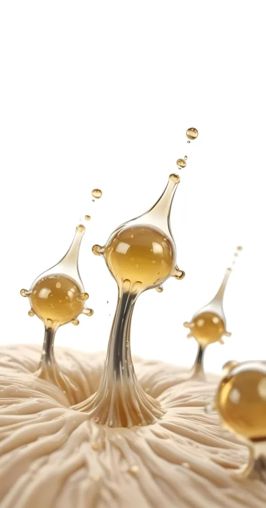 3d Model Hair Follicles With Oil Drops On A White Background Close Up View Of Hair And Scalp Hair Care Concept Hair Treatment Hair Health Figure Octane Render Volumetric Highly Detailed Videogame Aesthetic 41 8d20