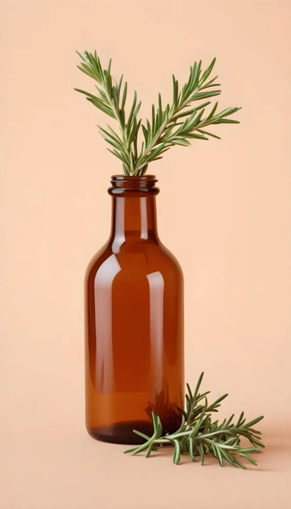 A Brown Glass Bottle