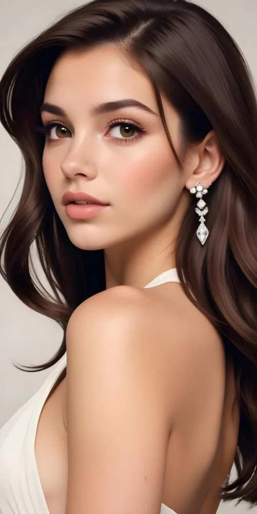 A Caucasian Woman 21 Years Old Light Skin Brown Hair Light Brown Eyes Light Lips Looking At The Camera In A White Background 16 8947