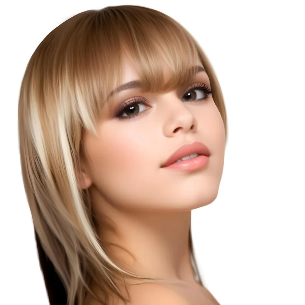 A Caucasian Woman 23 Years Old Light Skin Brown And Blonde Hair White Background 5 6acb