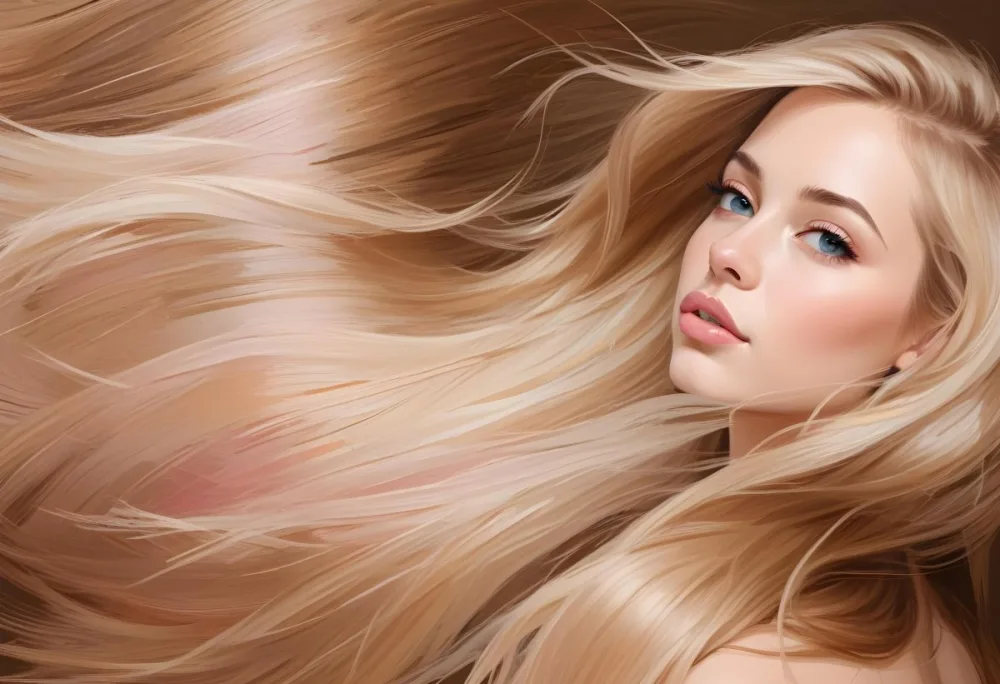 A Caucasian Woman 25 Years Old With Long Blonde Hair Light Skin And Light Pink Lips In A Studio With A Neutral Background 29 6bab