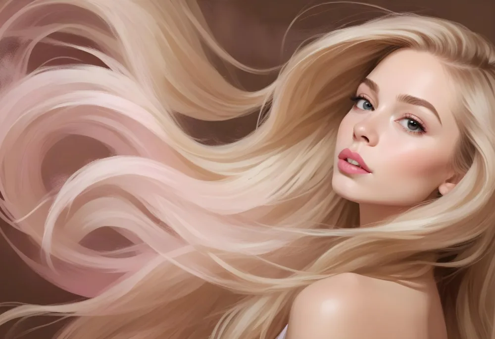 A Caucasian Woman 25 Years Old With Long Blonde Hair Light Skin And Light Pink Lips In A Studio With A Neutral Background 34 Ea52