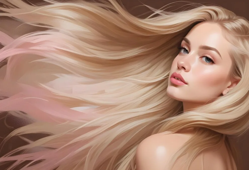 A Caucasian Woman 25 Years Old With Long Blonde Hair Light Skin And Light Pink Lips In A Studio With A Neutral Background 37 C935