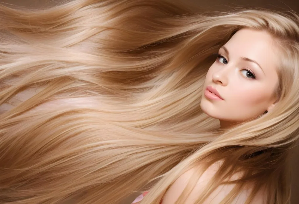 A Caucasian Woman 25 Years Old With Long Blonde Hair Light Skin And Light Pink Lips In A Studio With A Neutral Background 5 05f7