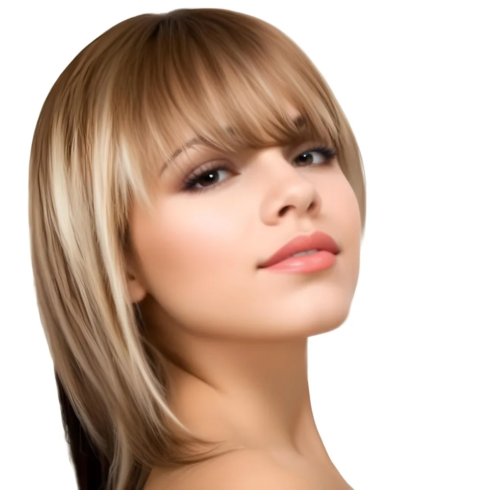 A Caucasian Woman Light Skin 25 Years Old Brown And Blonde Hair In A White Background 22 71a7