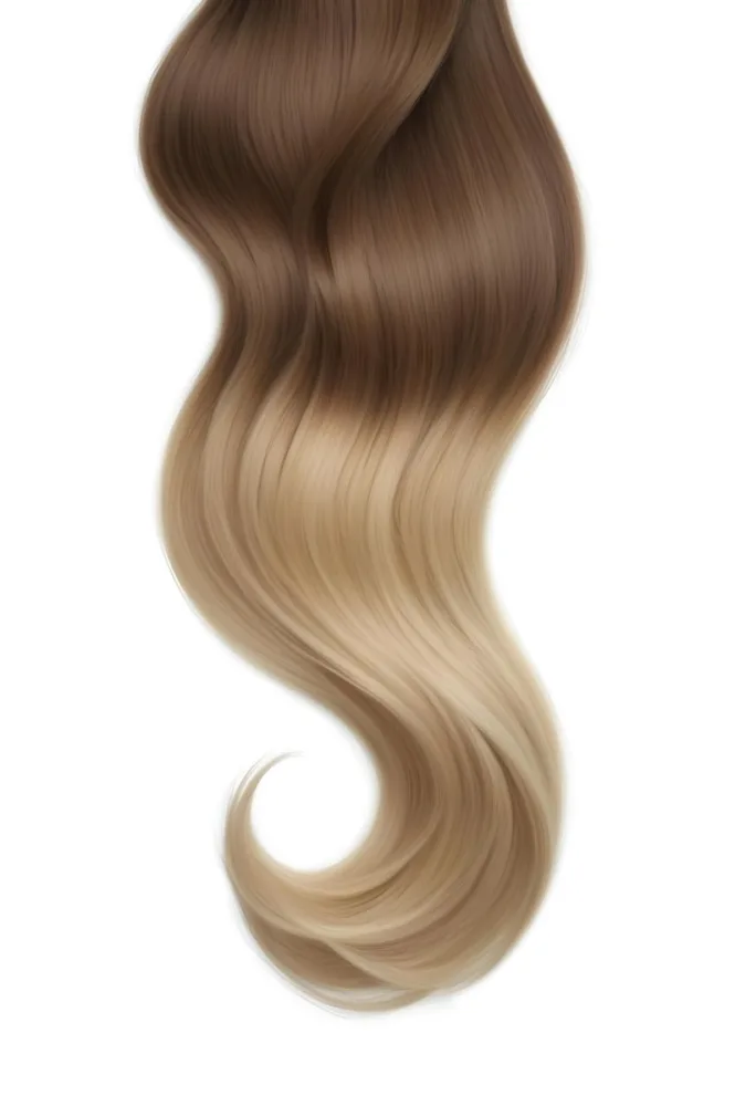 A Close Up Image Of Long Wavy Blonde Hair With Brown Roots Showcasing A Natural Looking Ombre Or Balayage Hair Color Effect 4 9cd3