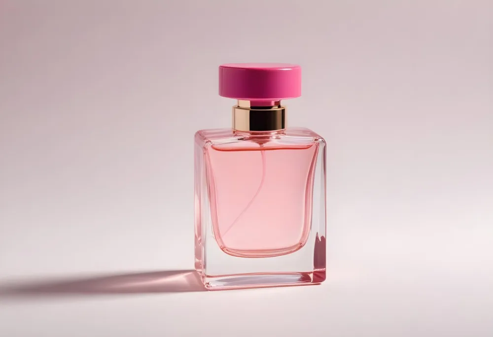 A Pink Perfume Bottle