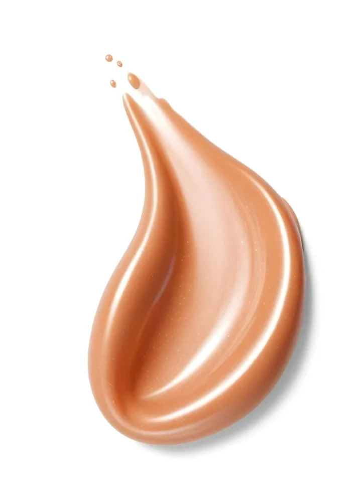 An Orange Swirl Of Creamy Substance Possibly A Cosmetic Product Or Makeup 2