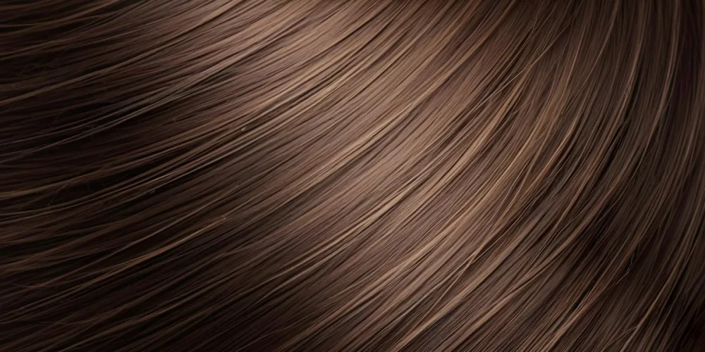 Brown Hair Strands With Subtle Highlights Flowing Diagonally Across The Frame Creating A Textured And Dynamic Pattern Uniform Background 1