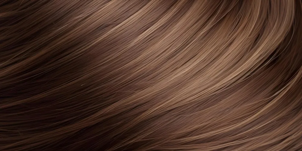 Brown Hair Strands With Subtle Highlights Flowing Diagonally Across The Frame Creating A Textured And Dynamic Pattern Uniform Background 22