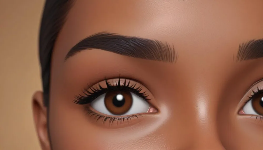 Close Up Of A Brown Skinned Woman 25 Years Old With Brown Eyes And Dark Eyebrows In A Studio 15 Ddc1